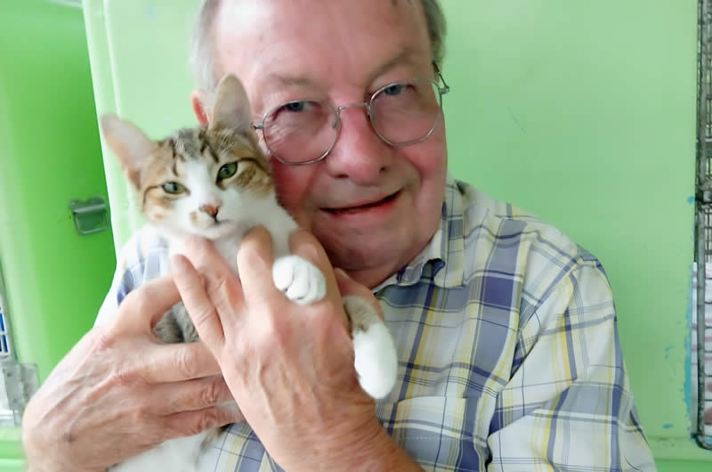 An animal-lover who has never owned a pet